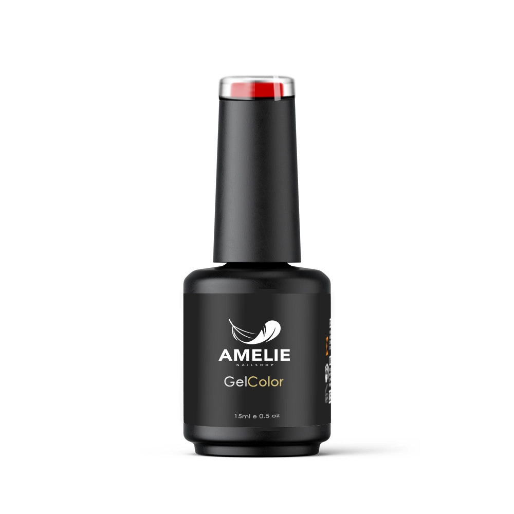 Amelie Nailshop UV Nagellack knalliges Rot 15 ml Flasche