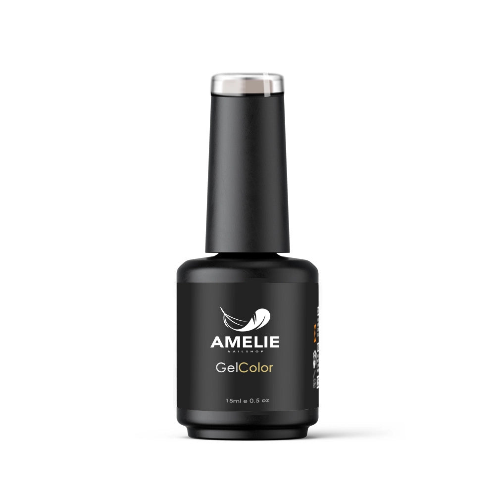 Uv-Led Nagellack Amelie Nails Helles Grau 15ml glatte Oberflächen und elegantem Hochglanz