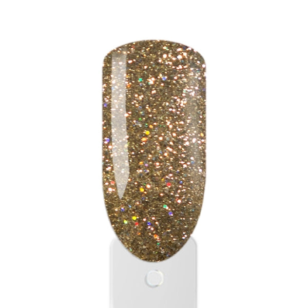 Amelie Nails Diamant braune Nägel im Glamour Look mit funkelndem Glitzer Effekt