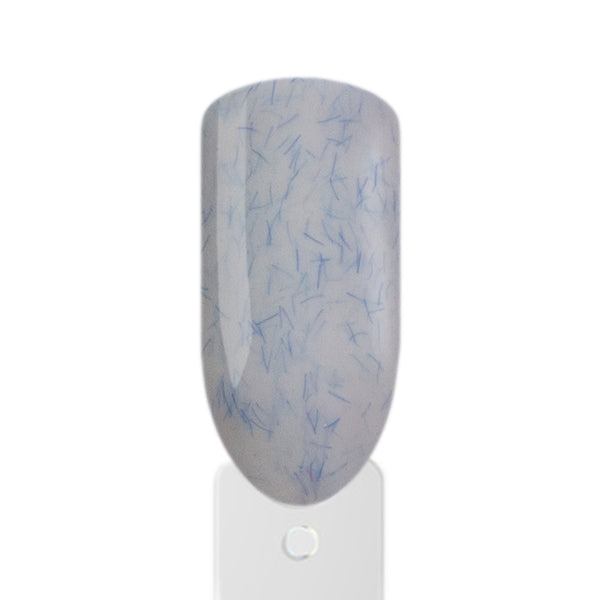 Fibergel Grau auf dem Nagel mit integrierten Verstärkungsfasern 15ml