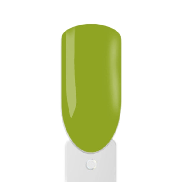 Olivgrün auf Naturnagel Detailansicht auf Naturnagel Amelie Nailshop 