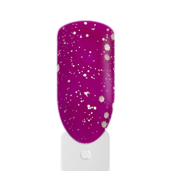 Glitzer Rubber Matte Top Coat Effekt über Farbgel Amelie Nailshop 15ml 