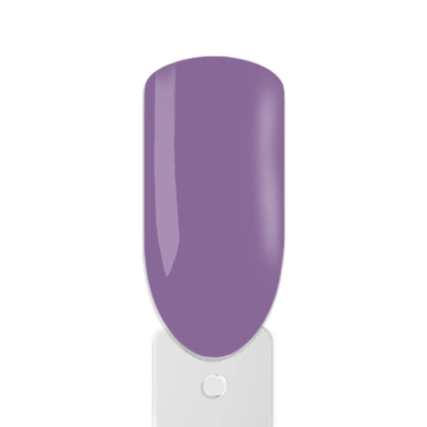 Lila UV Nagellack glänzende Oberfläche auf Nagel 