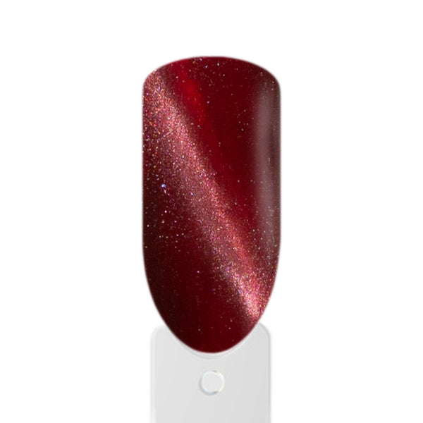 Vineto Rot Cat Eye Nägeln mit feinen Effektpigmenten und intensiver Farbtiefe von Amelie Nails 15ml